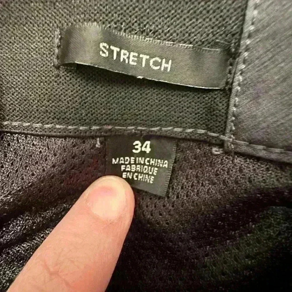 Kenneth Cole Performance Men’s Shorts - 34 - Black with Stretch - Picture 4 of 11